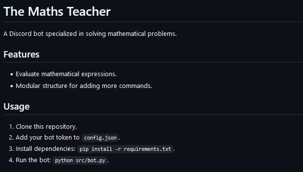 TheMathsTeacher Project Image
